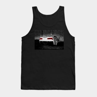 C7 - Corvette - black white Tank Top